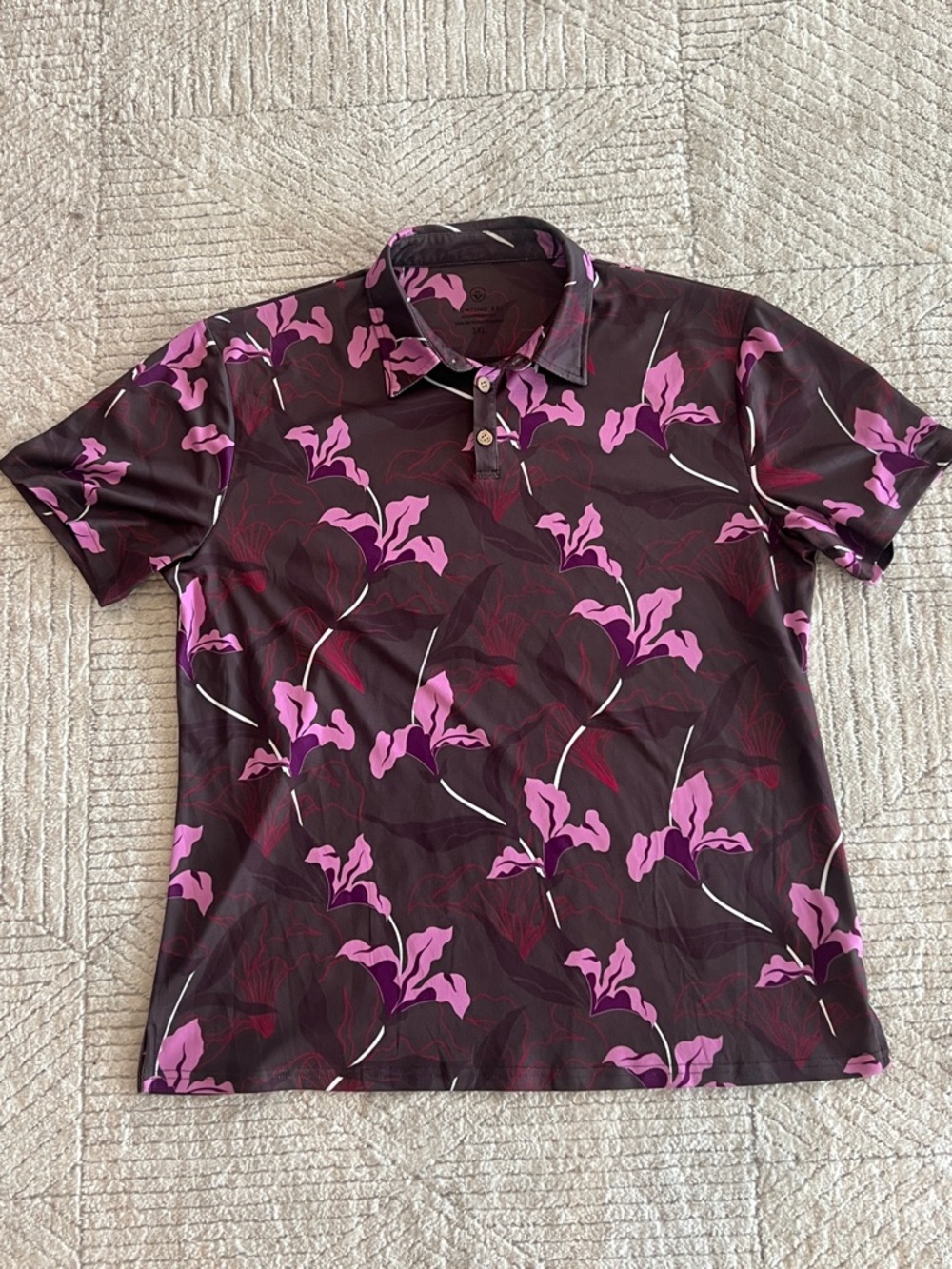 Mens fighting eel Hawaiian polo 3x xxxl activewear nwot z3